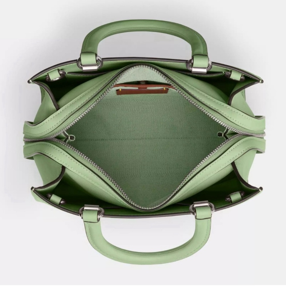 COACH PALE PISTACHIO ROGUE 25 IN SILVER HARDWARE - Picture 5 of 6